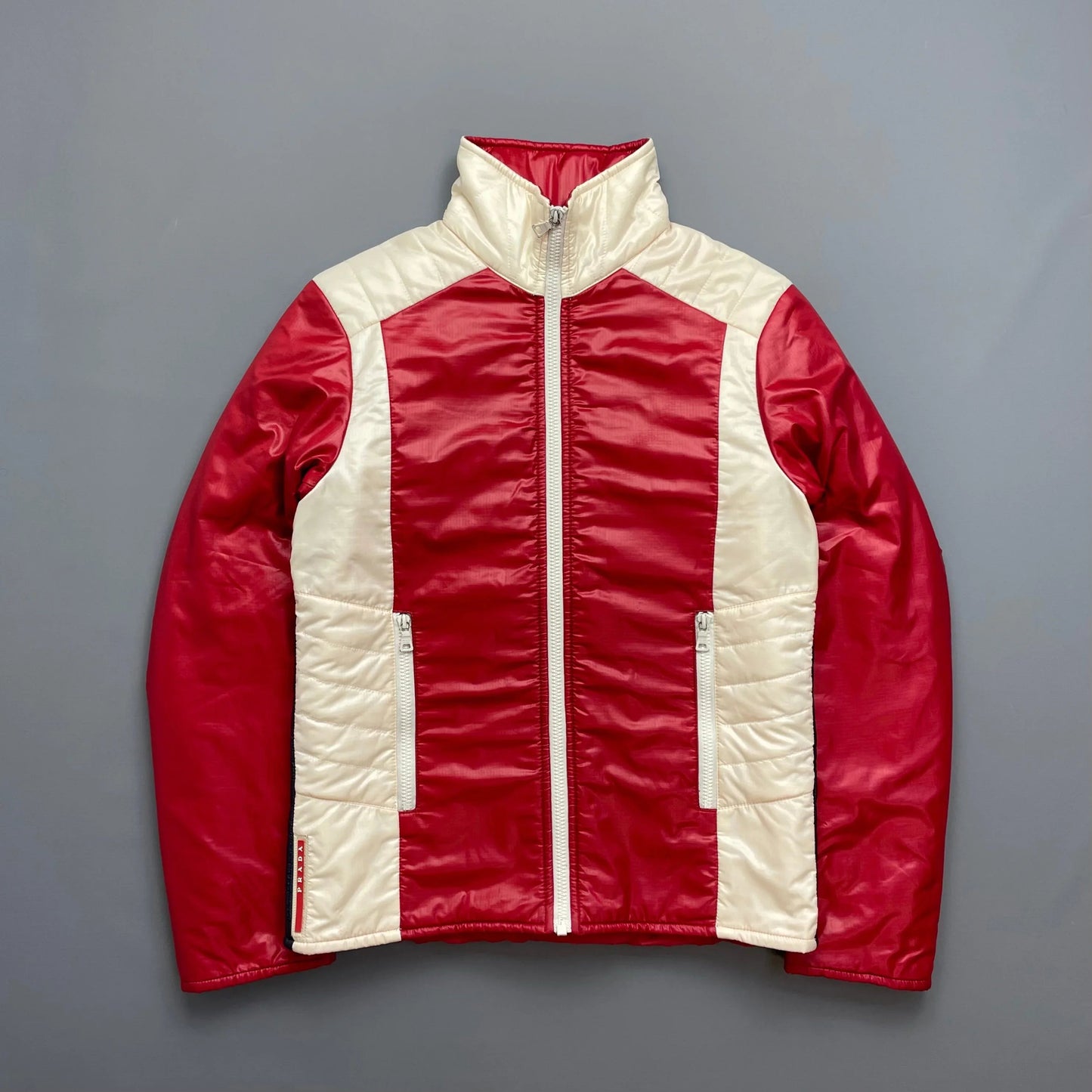 Prada Handbag Sport Astro Padded Jacket Nylon Red