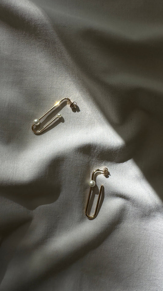 Dior Pearl Earrings Gold Jewelry