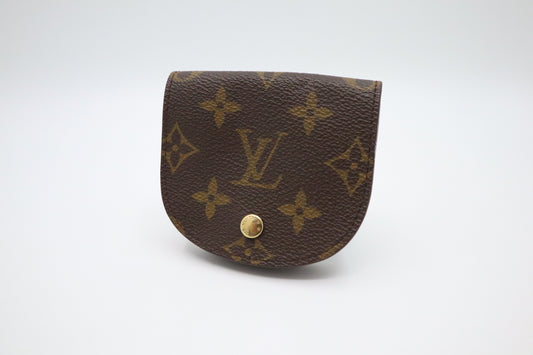 Louis Vuitton Porte Monnaie Gousset Monogram Canvas Handbag Monogram Canvas