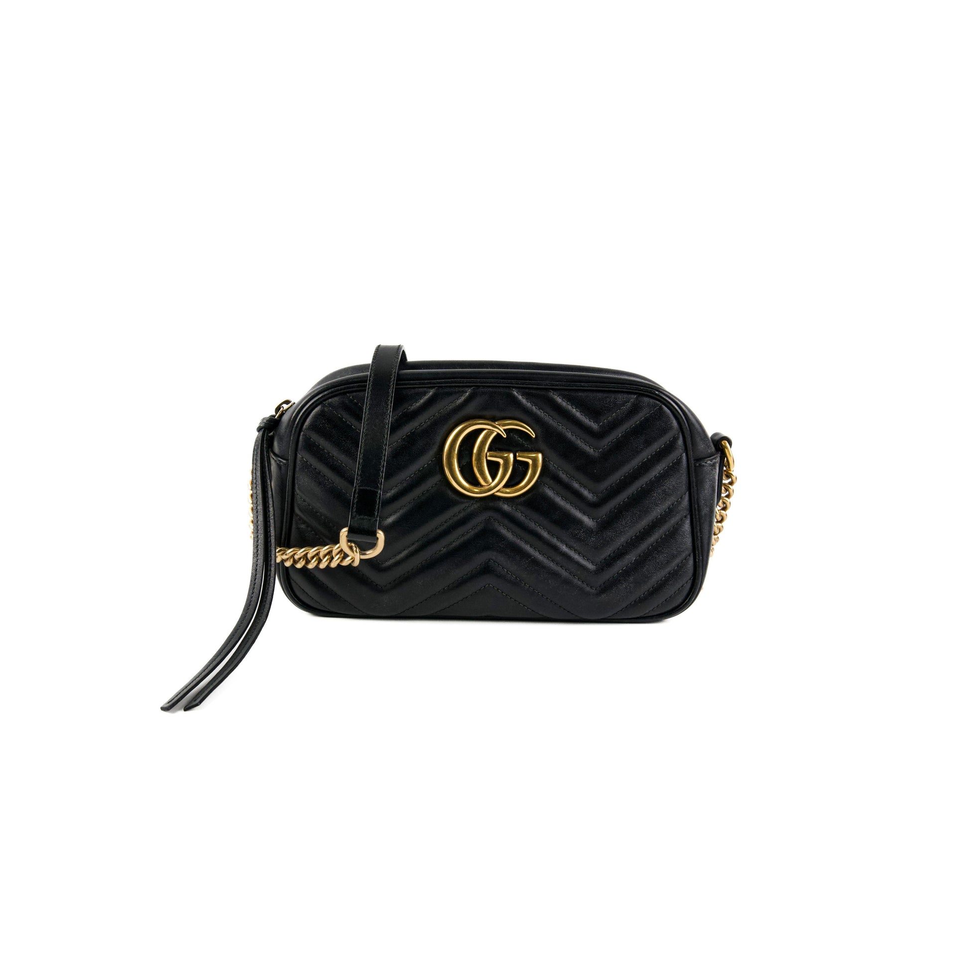 Gucci Marmont Camera Bag Black Travel Bag Bag Black
