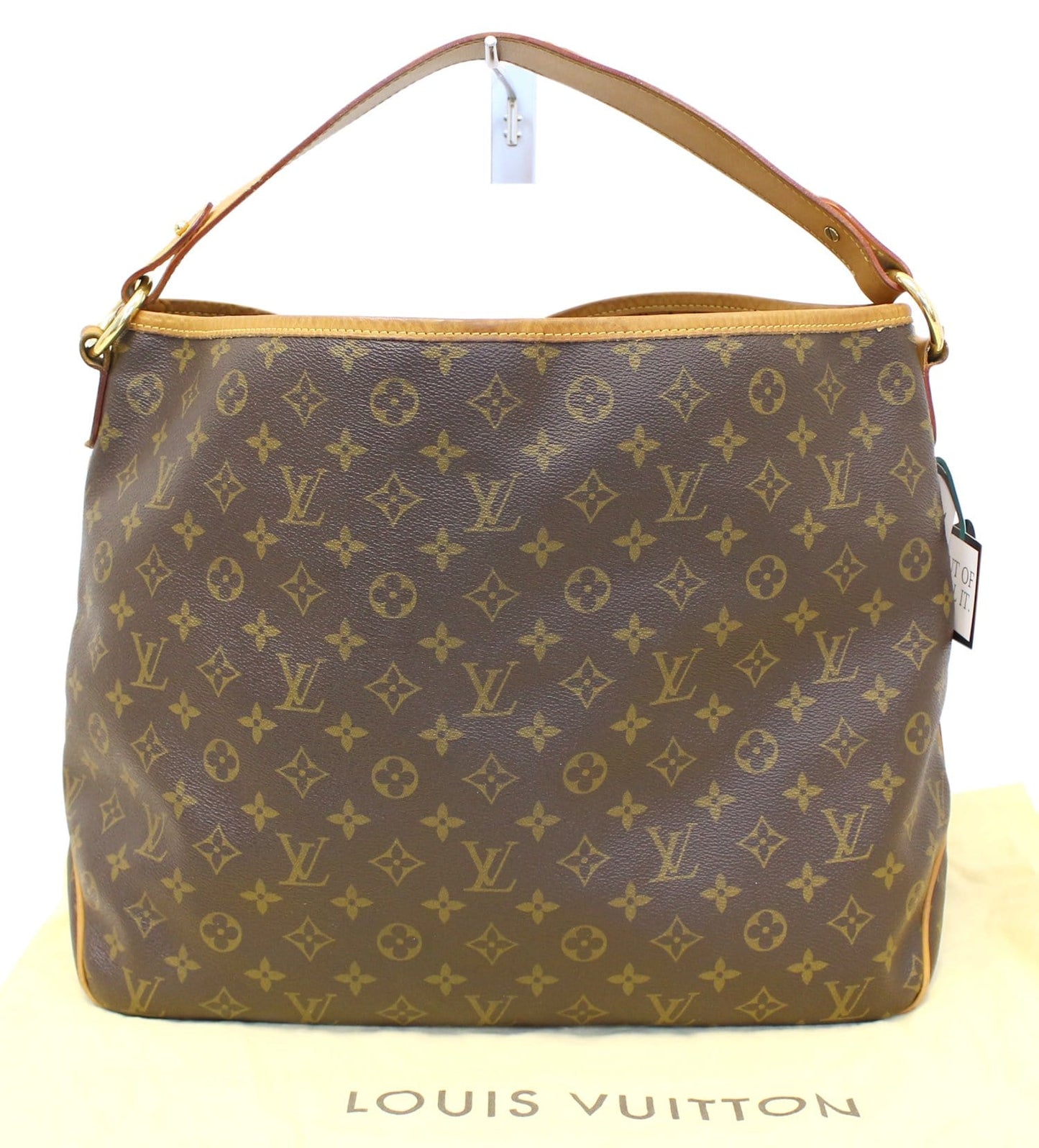 Louis Delightful Mm Tote Shoulder Bag Canvas Monogram