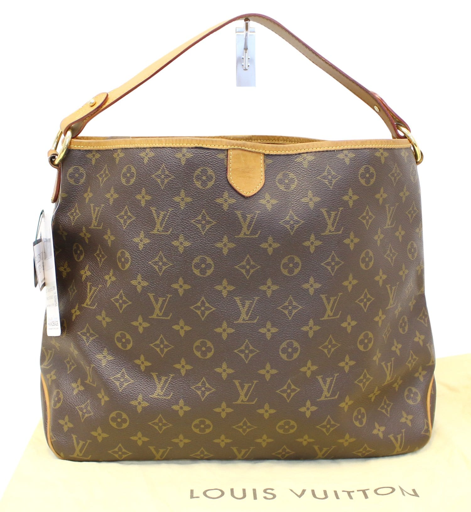 Louis Delightful Mm Tote Shoulder Bag Canvas Monogram