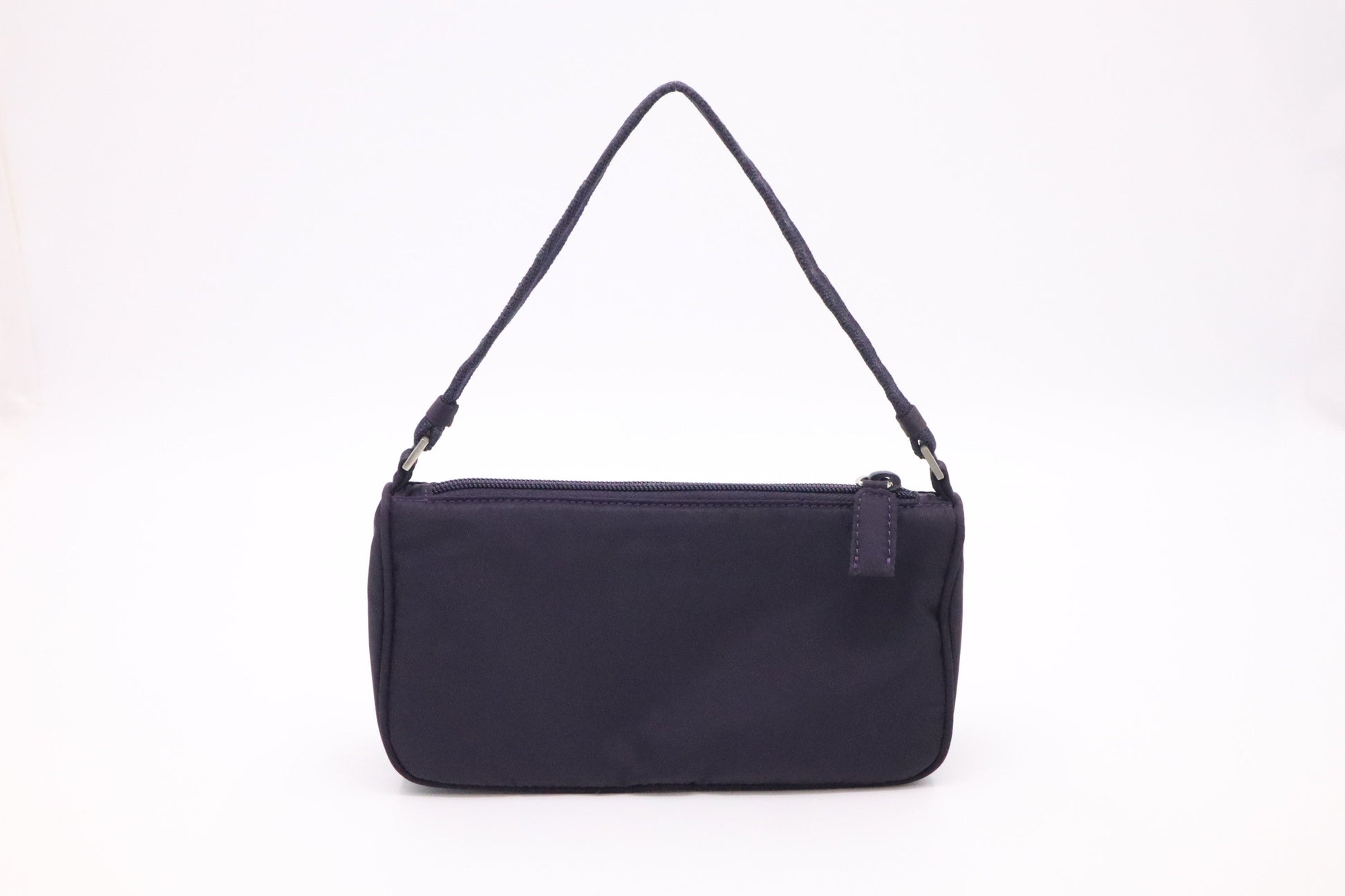 Prada Handbag In Purple Nylon Travel Bag