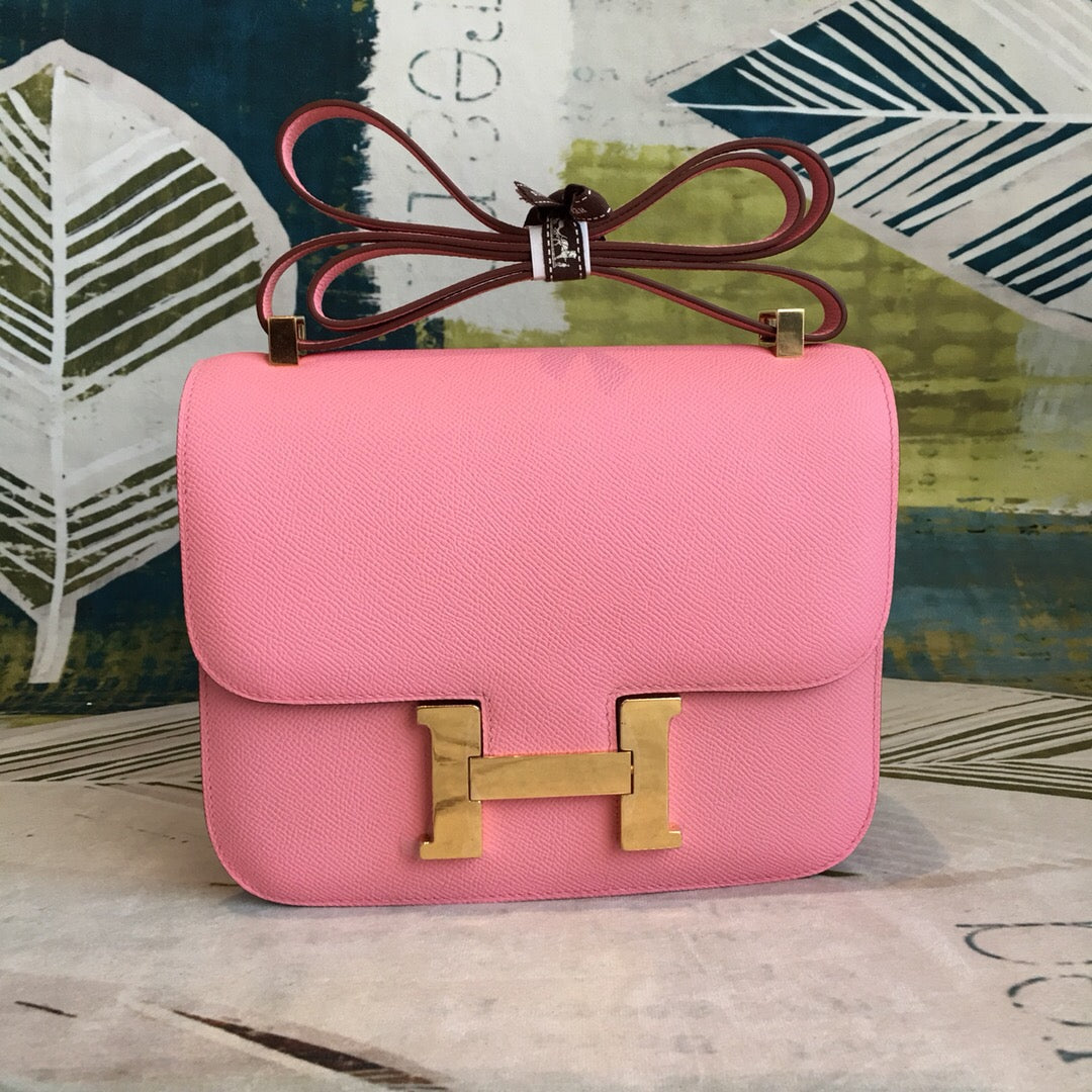 Top Quality Constance For Women Toned Hardware Pink Gold Travel Bag