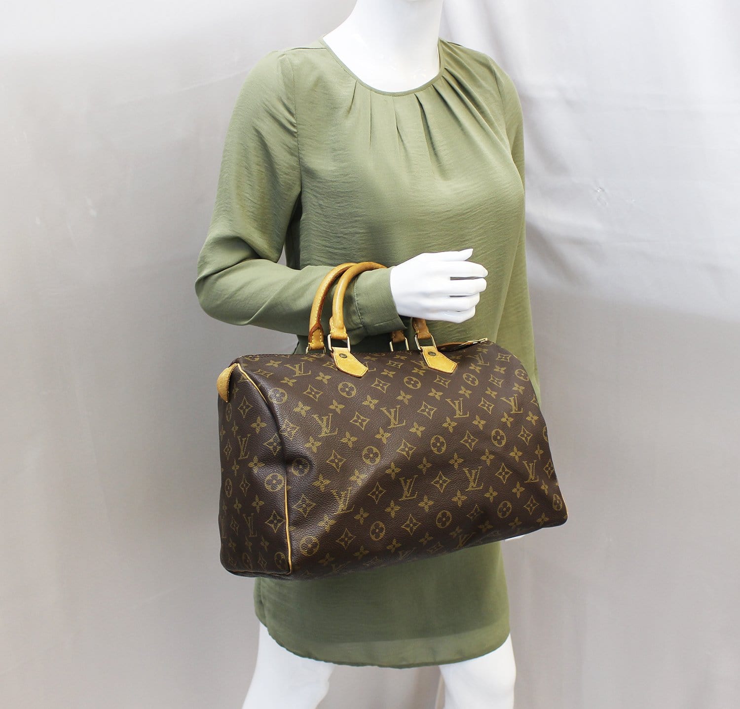 Louis Handbag Speedy Satchel Canvas Monogram Travel Bag