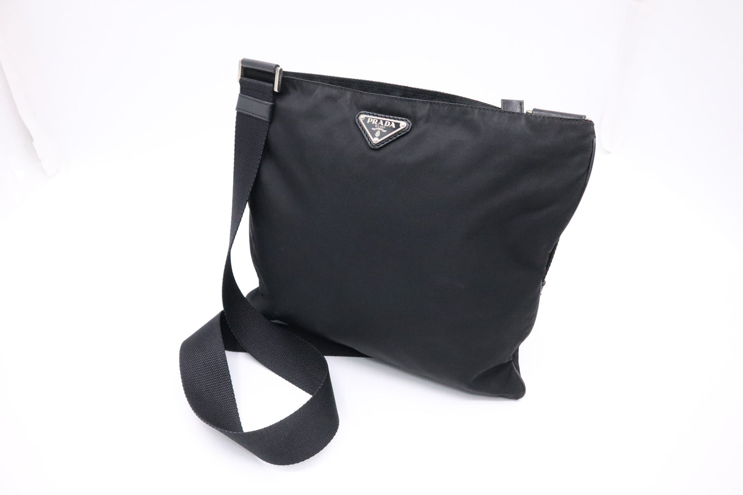 Prada Crossbody In Handbag Nylon Black Crossbody Bag
