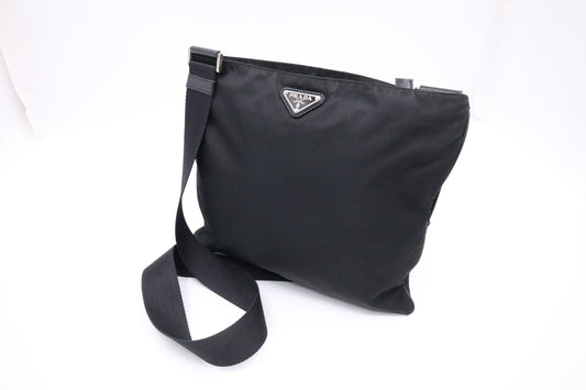 Prada Crossbody In Handbag Nylon Black Crossbody Bag