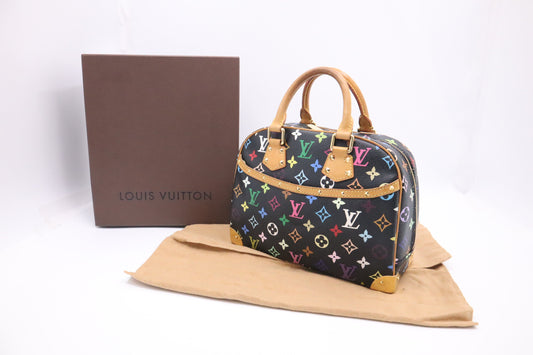 Louis Vuitton Trouville Multicolor Black Canvas Handbag