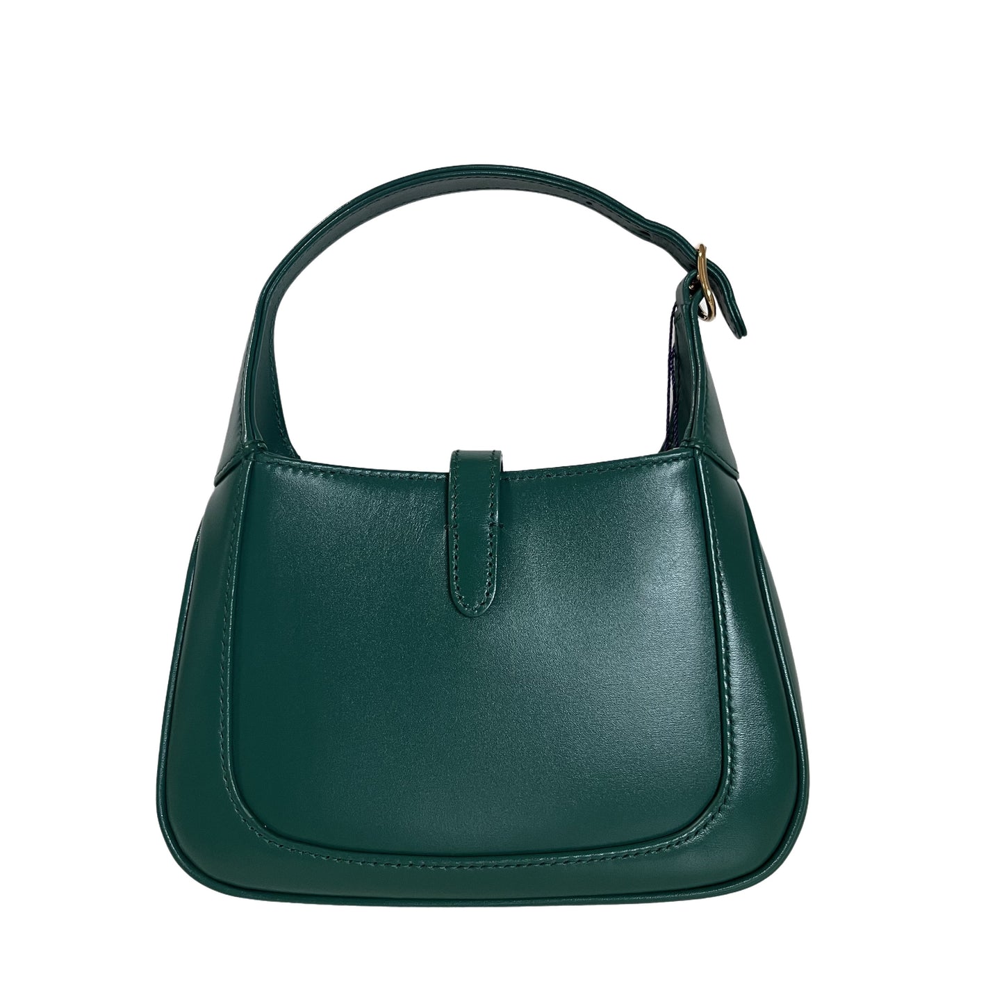 Gucci Jackie Adjustable Strap Giftable Condition Leather Green Mini Bag