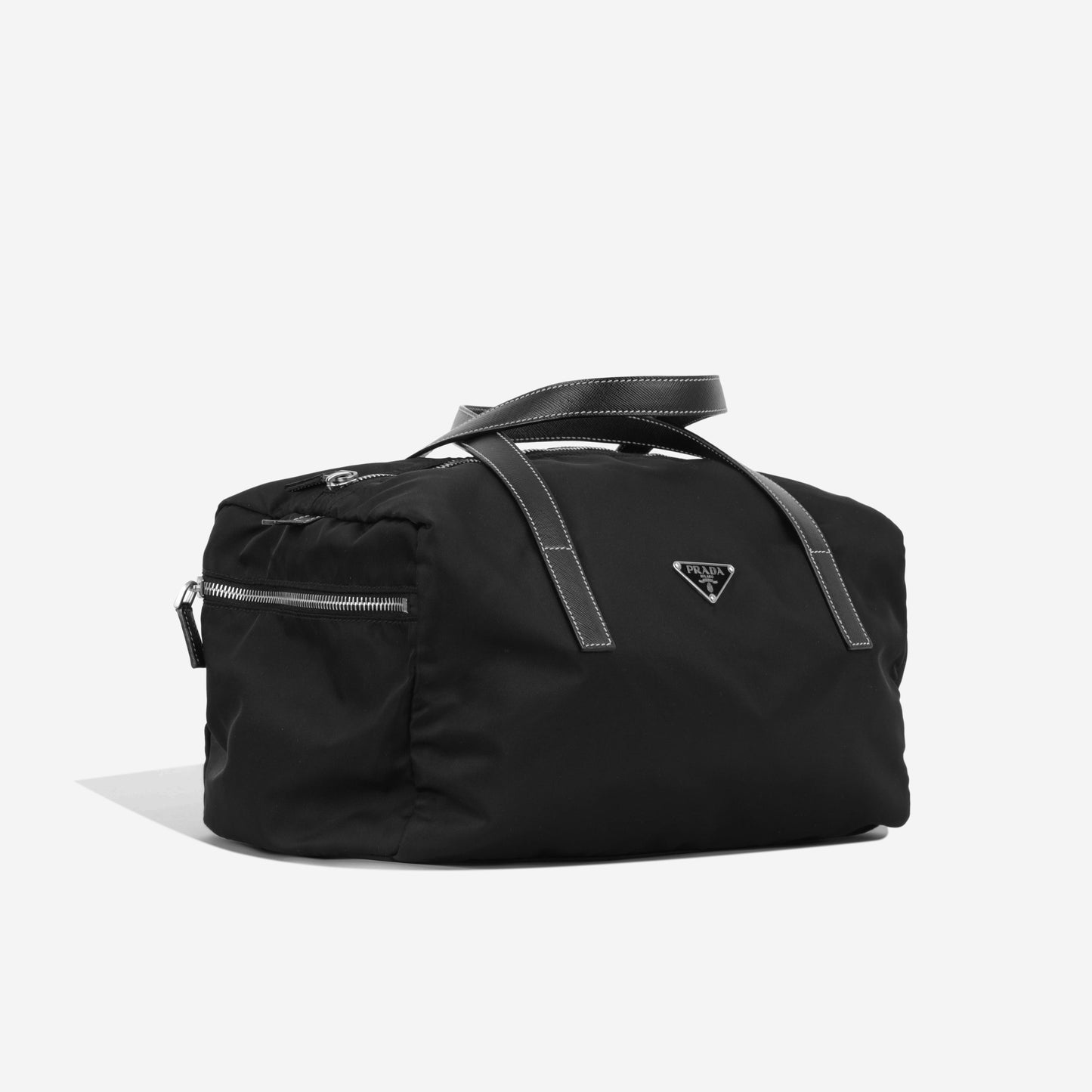 Prada Bowling Bag Nylon Crossbody Bag