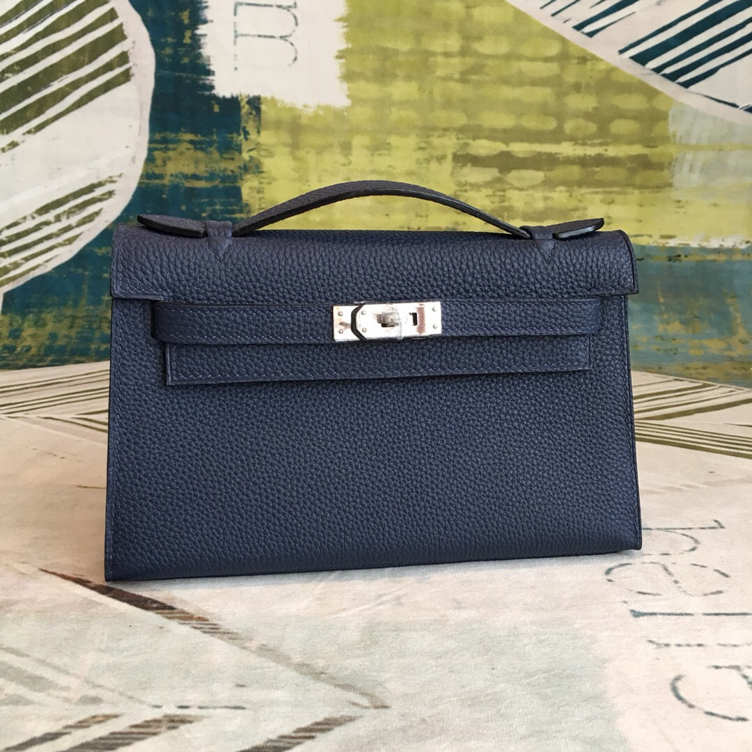 Top Quality Kelly Pochettee For Women Sitop Black Travel Bag