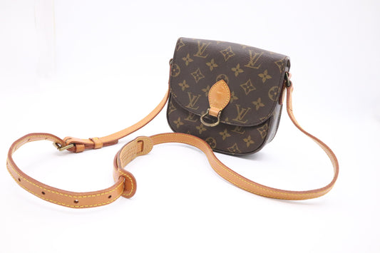 Louis Vuitton Saint Cloud Monogram PM Canvas Handbag Canvas 2