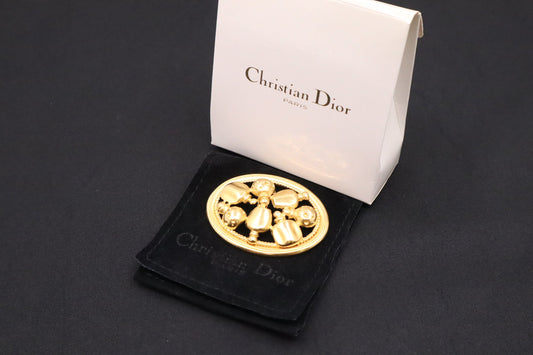 Dior Perfume Motif Brooch Handbag Travel Bag