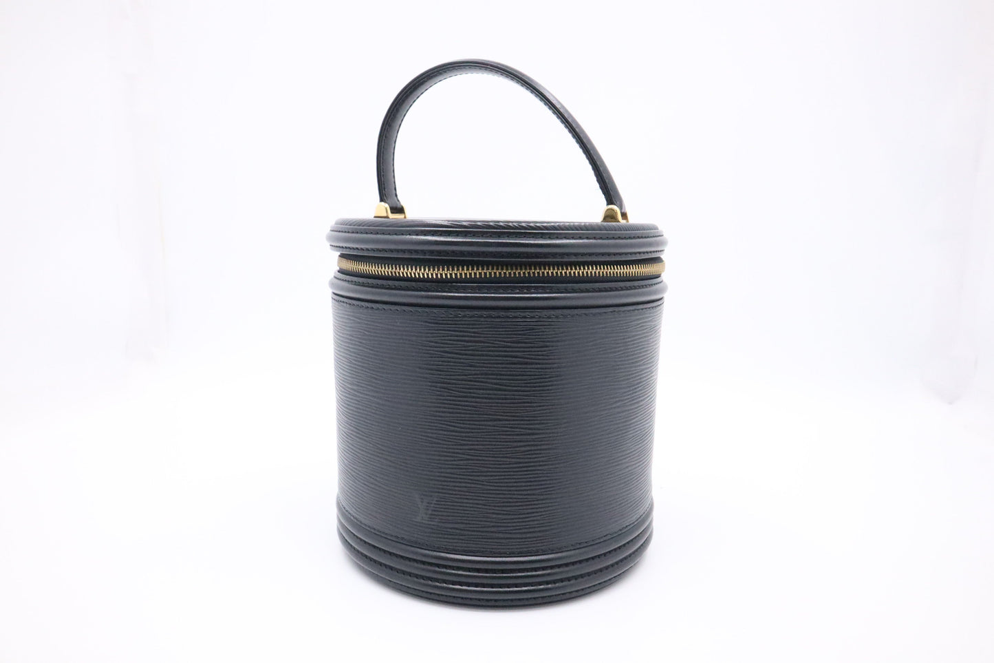 Louis Vuitton Cannes Epi Leather Black Handbag Leather 3