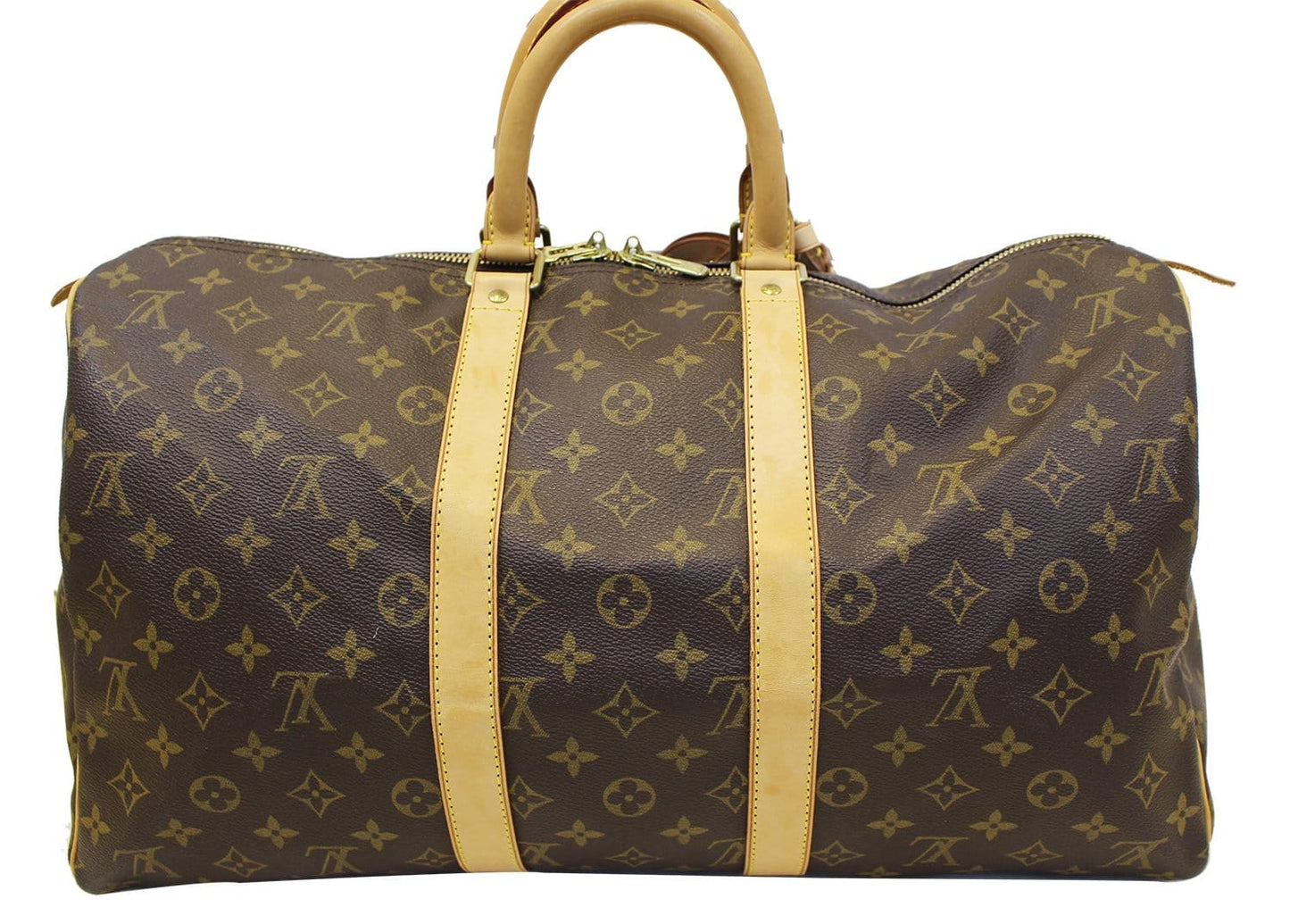 Louis Keepall Duffle Travel Bag Canvas Monogram Shoulder Bag