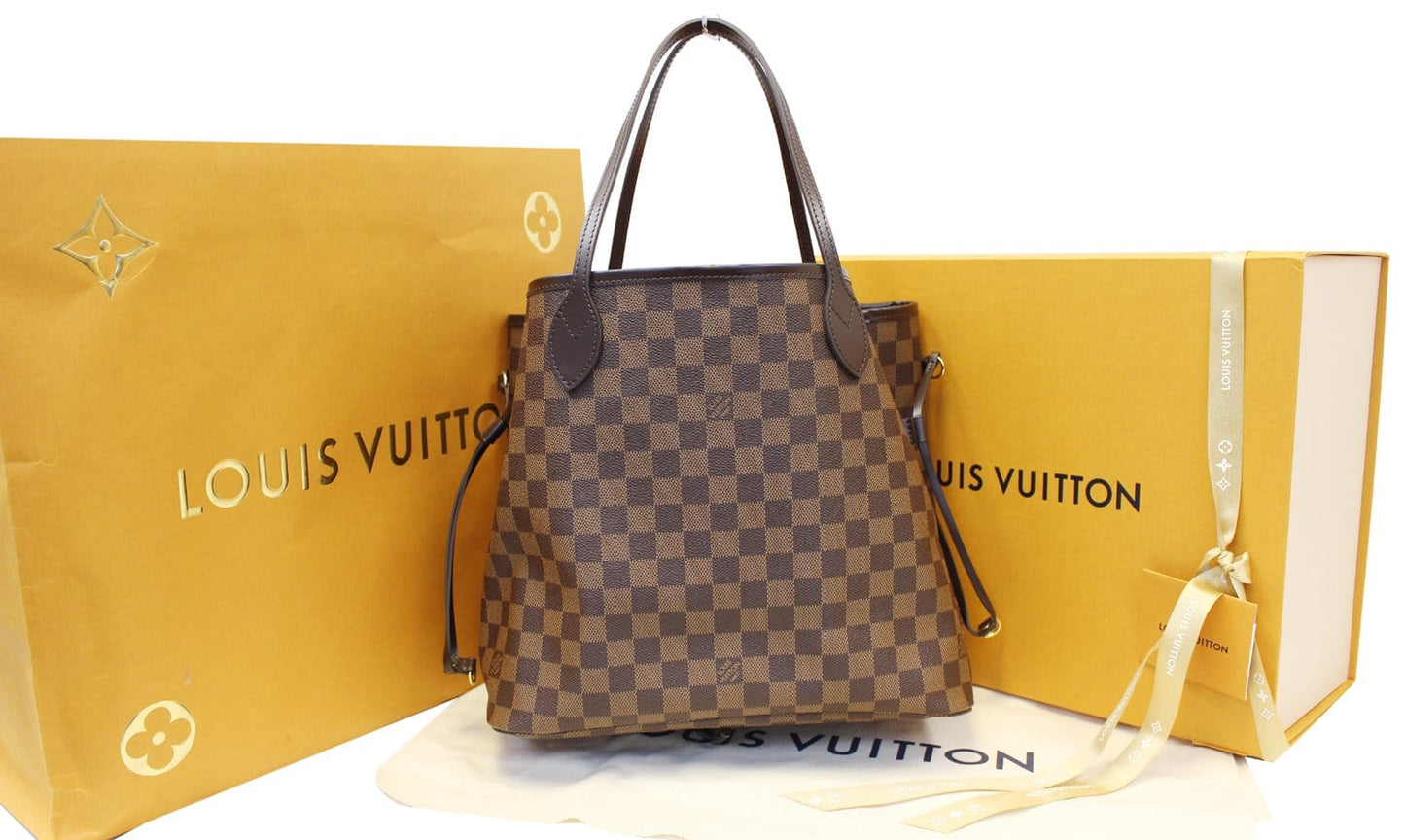 Louis Damier Ebene Neverfull Mm Nm Tote Pink Tote Bag