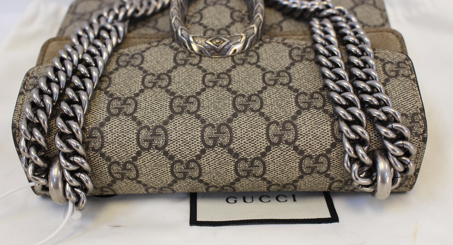 Gucci Dionysus Supreme Coated Shoulder Bag Canvas Mini