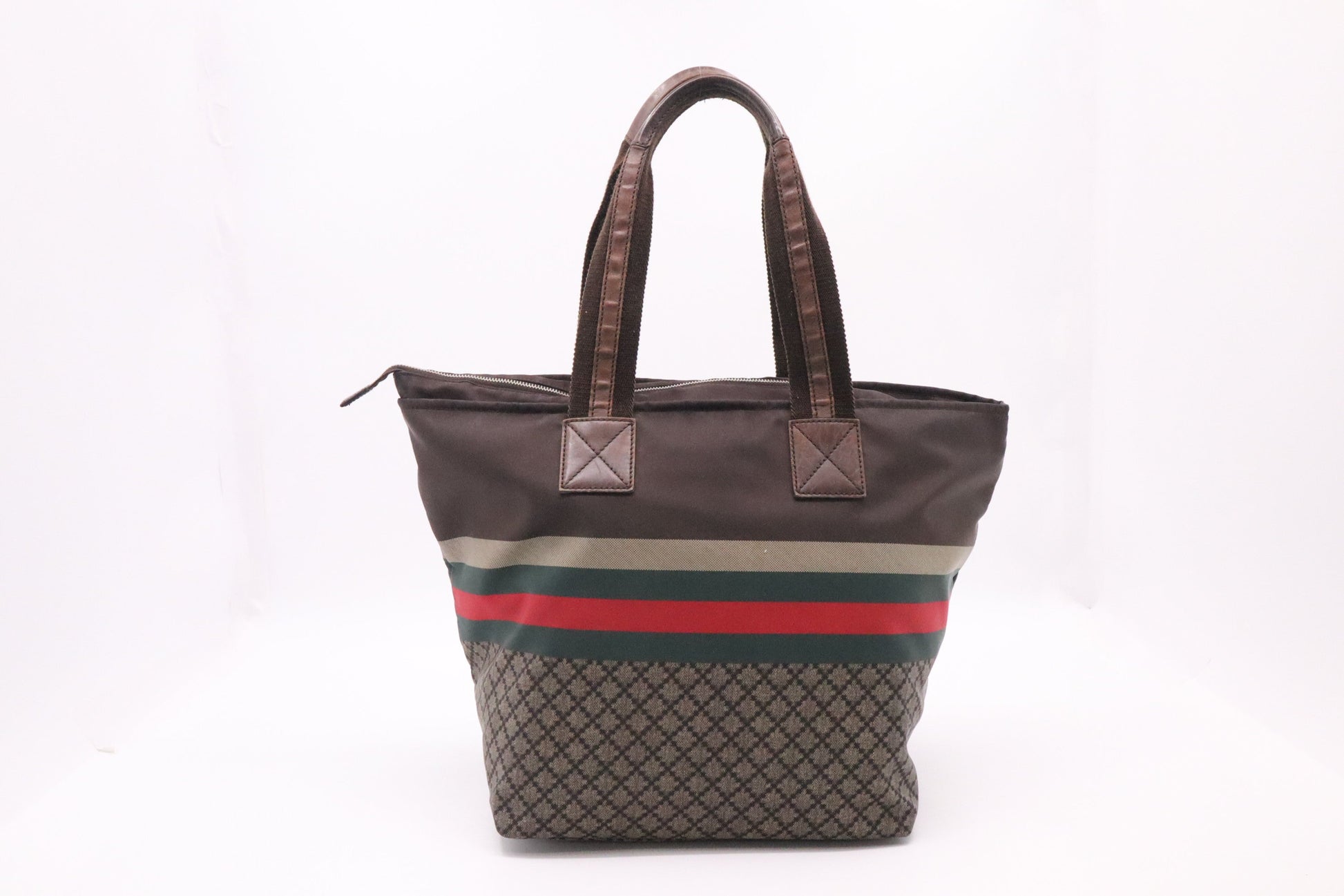 Gucci Diamante Tote In Nylon Tote Bag