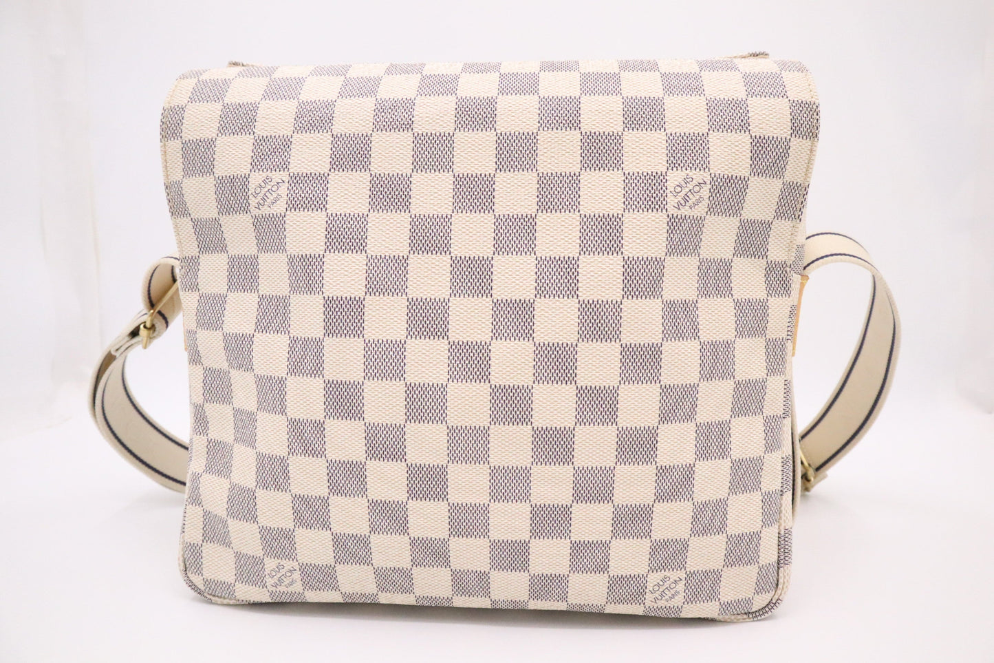 Louis Vuitton Naviglio Azur Damier Canvas Handbag Canvas 3