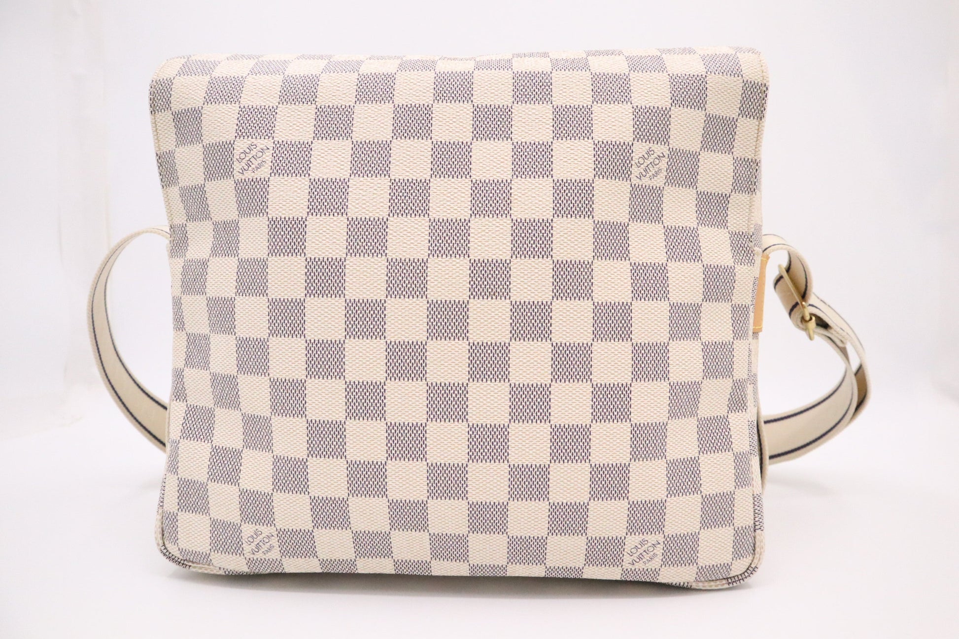 Louis Vuitton Naviglio Azur Damier Canvas Handbag Canvas 3