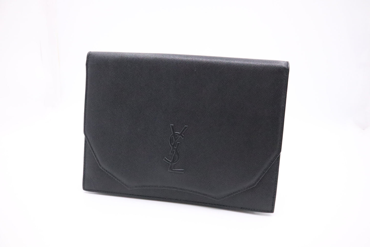 YSL Saint Laurent Clutch In Leather Black Clutch Bag