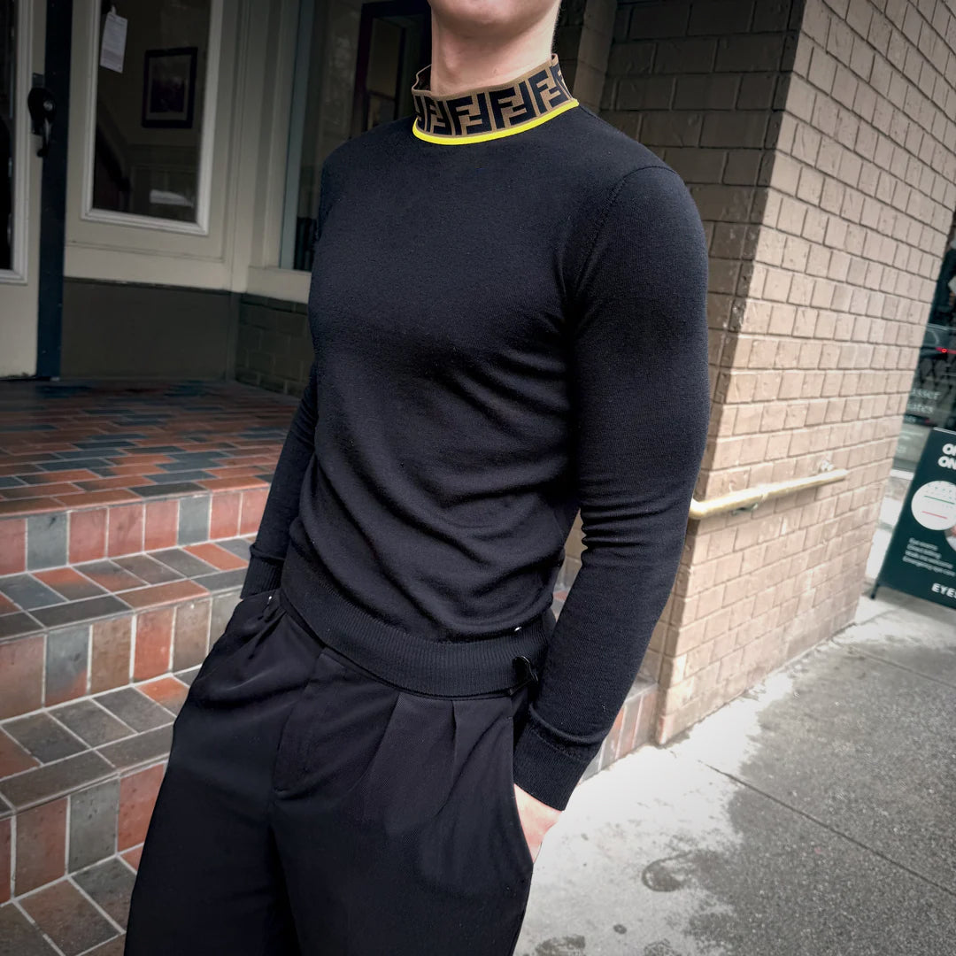 Fendi Handbag FF Knitted Sweater