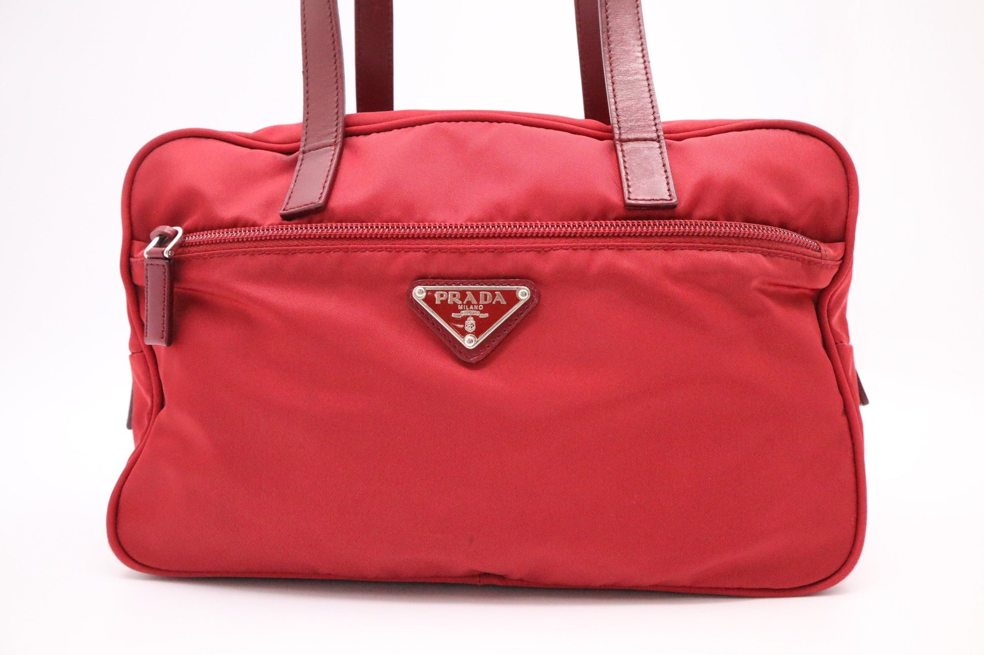 Prada Handbag In Canvas Nylon Travel Bag