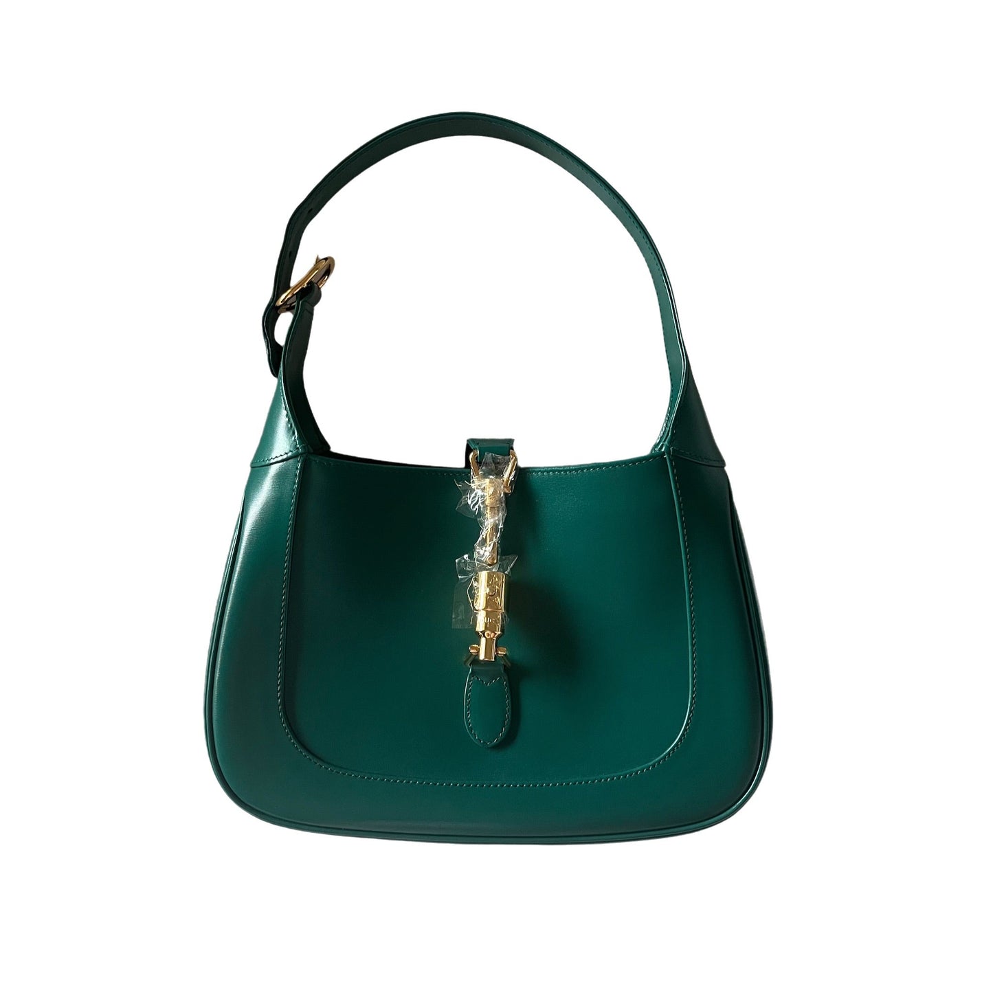 Gucci Jackie Adjustable Strap Leather Green Small Handbag Strap 2