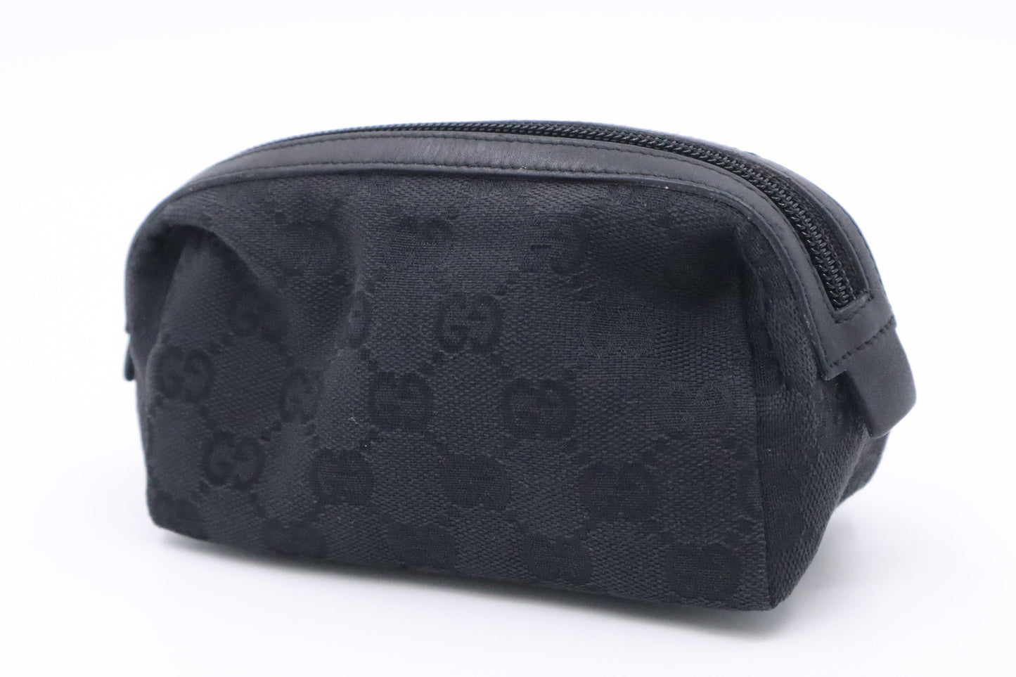 Gucci Pouch Canvas Black Handbag