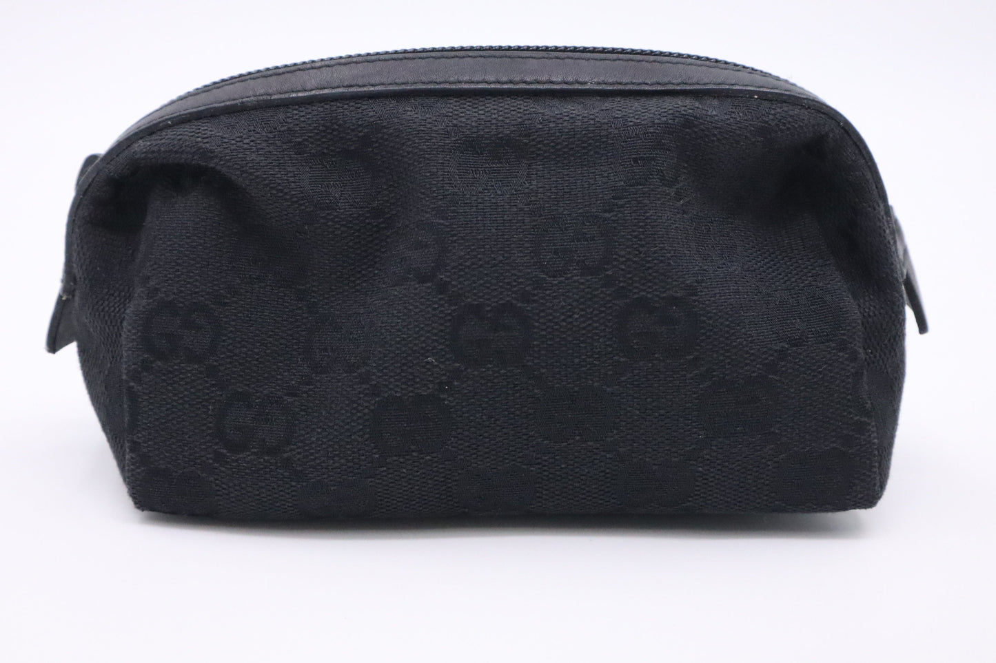 Gucci Pouch Canvas Black Handbag