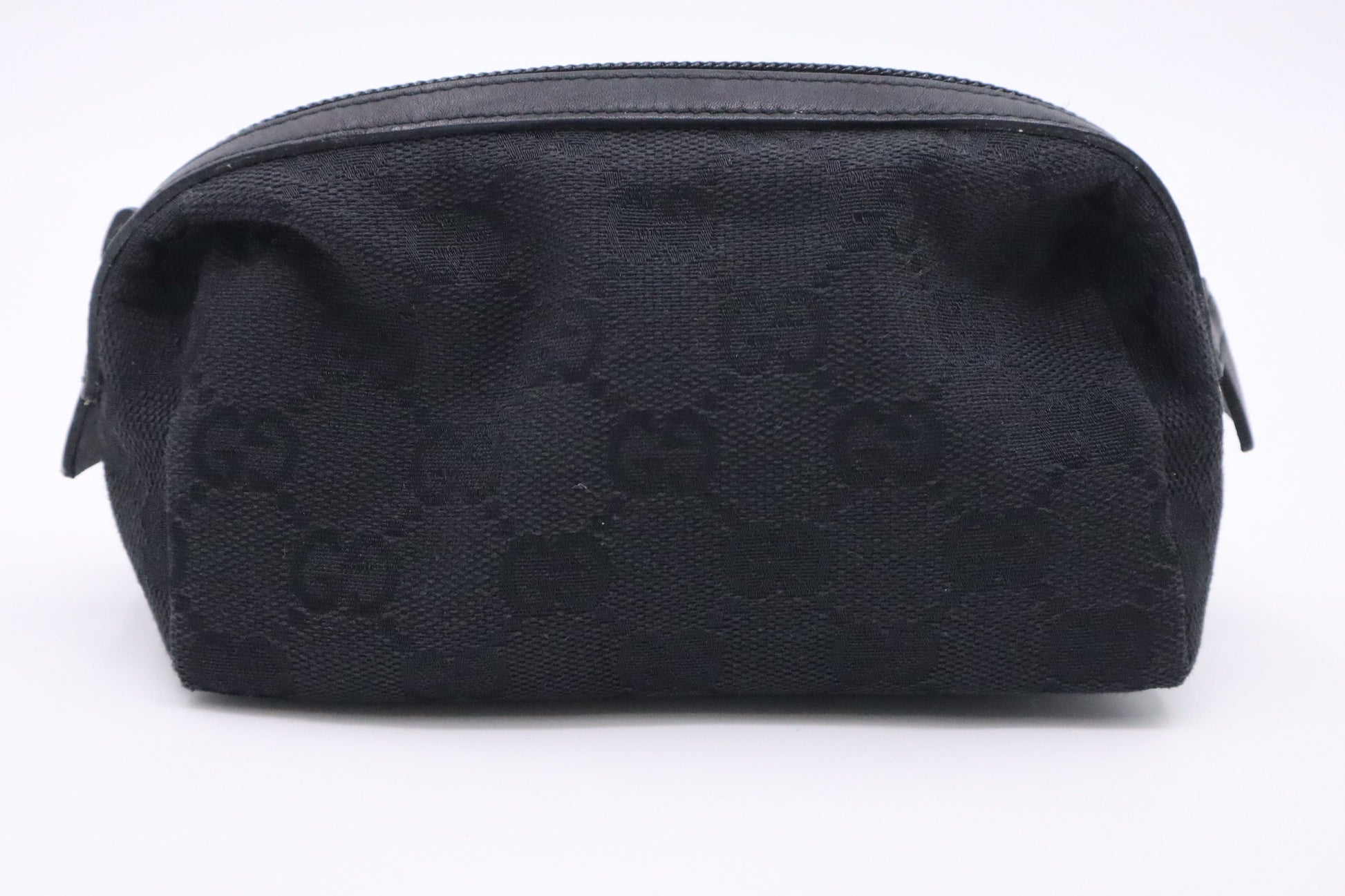 Gucci Pouch Canvas Black Handbag