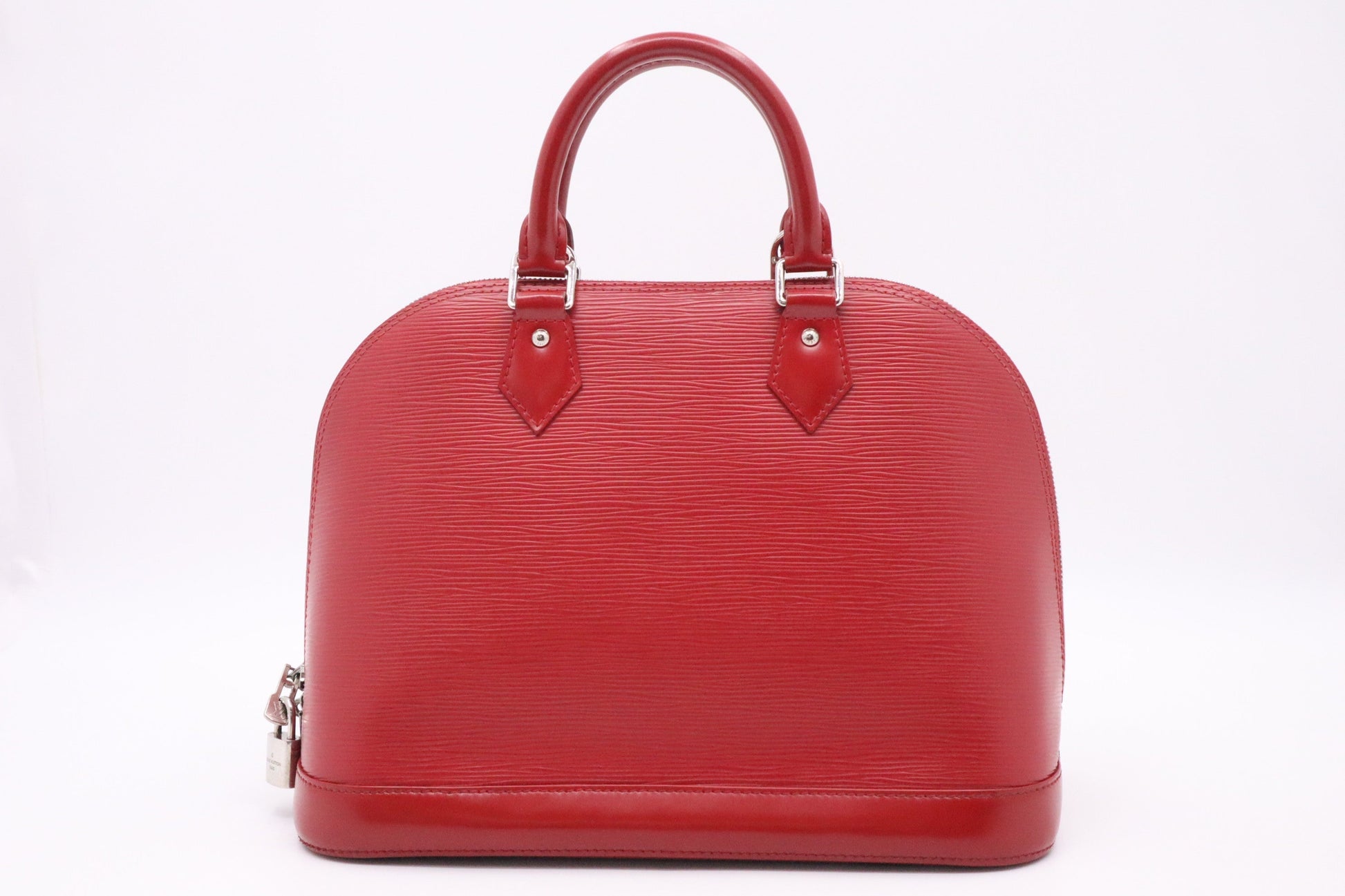 Louis Vuitton Alma PM Epi Leather Red Handbag Epi Leather