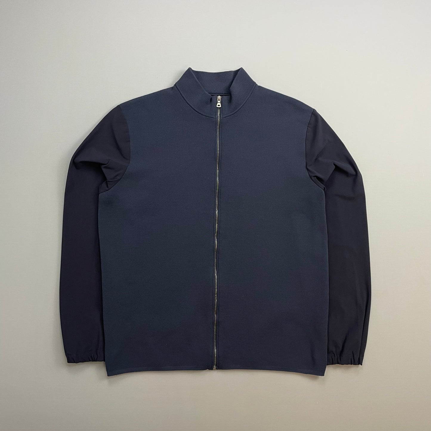 Prada Handbag Sport Lightweight -Through Panelled Jacket 2 Nylon Navy Zip