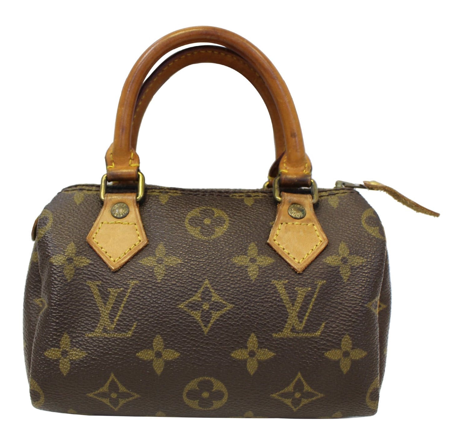Louis Speedy Satchel Handbag Canvas Monogram Travel Bag