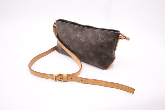 Louis Vuitton Trotteur Monogram Canvas Handbag Monogram Canvas