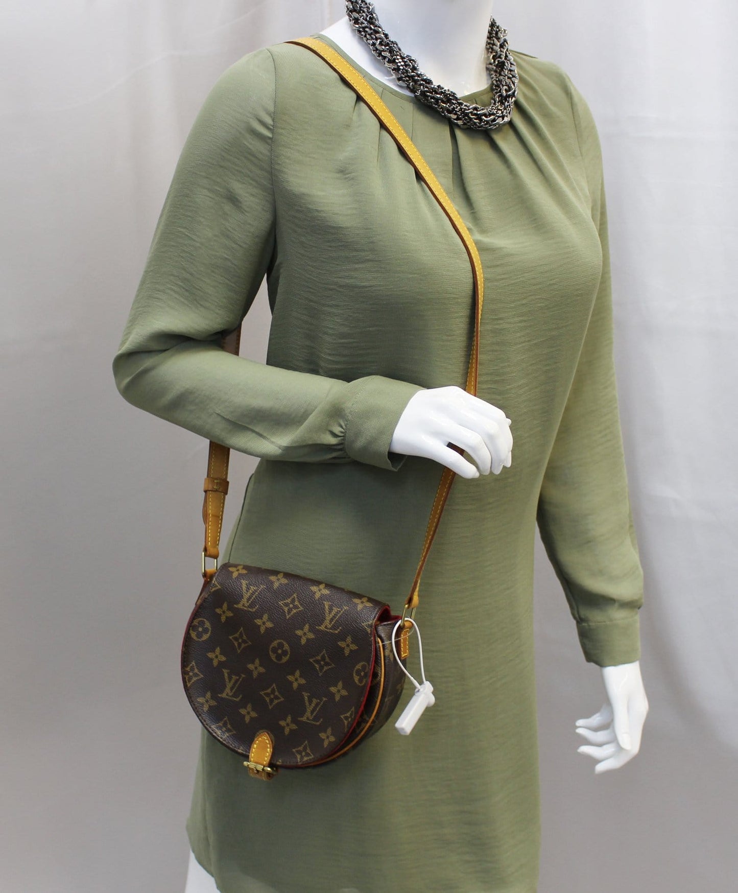Louis Tambourine Shoulder Crossbody Bag Monogram