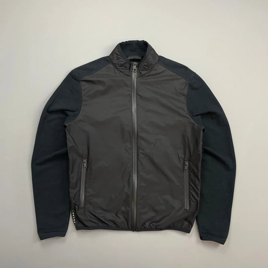Prada Handbag Panelled Track Jacket Nylon Black