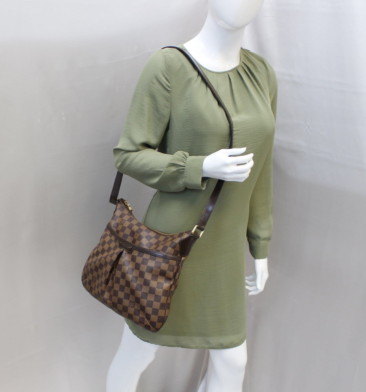 Louis Bloomsbury Pm Damier Ebene Crossbody Bag