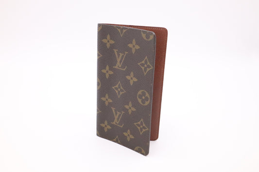 Louis Vuitton Agenda Cover Monogram Canvas Handbag