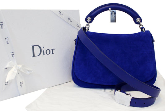Dior Christian Dune Shoulder Handbag Leather Suede Shoulder Bag