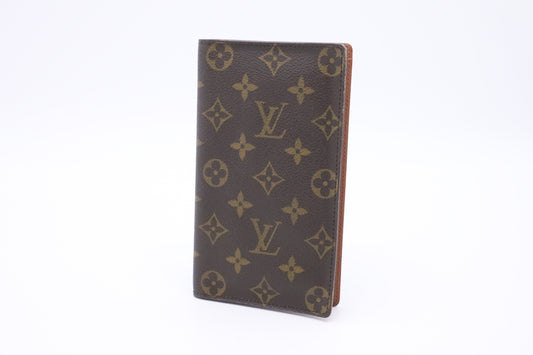 Louis Vuitton Vertical Bifold Monogram Canvas Wallet Case