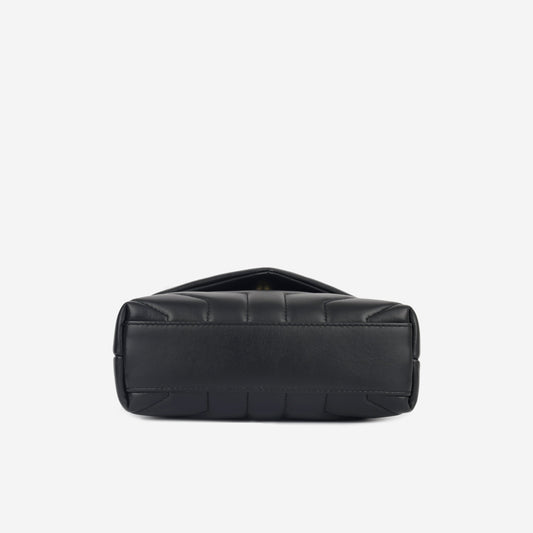 YSL Saint Laurent Loulou Bag Toy Crossbody Bag Black Ghw Un