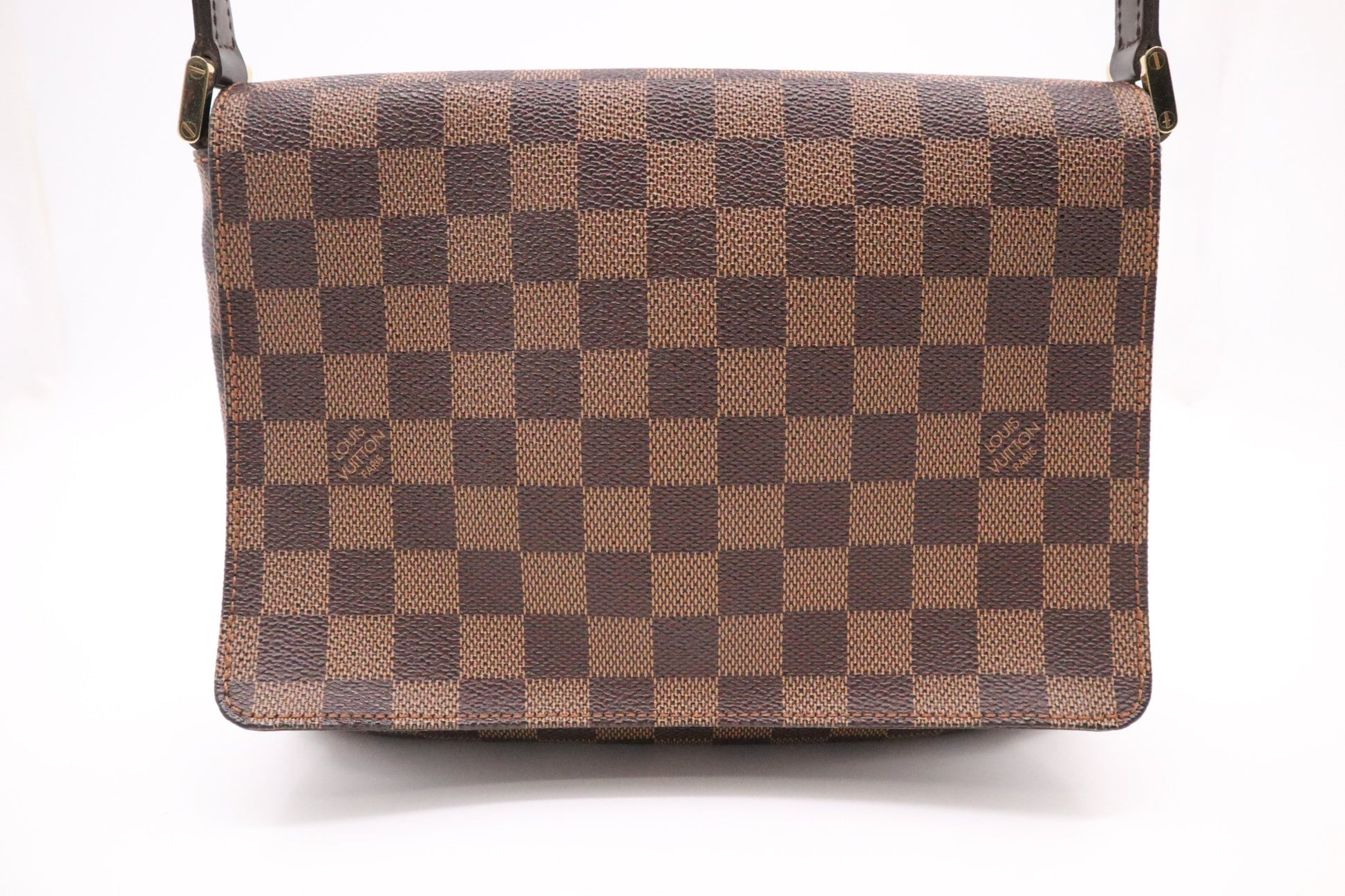 Louis Vuitton M tte Tango Short Ebene Damier Canvas Handbag
