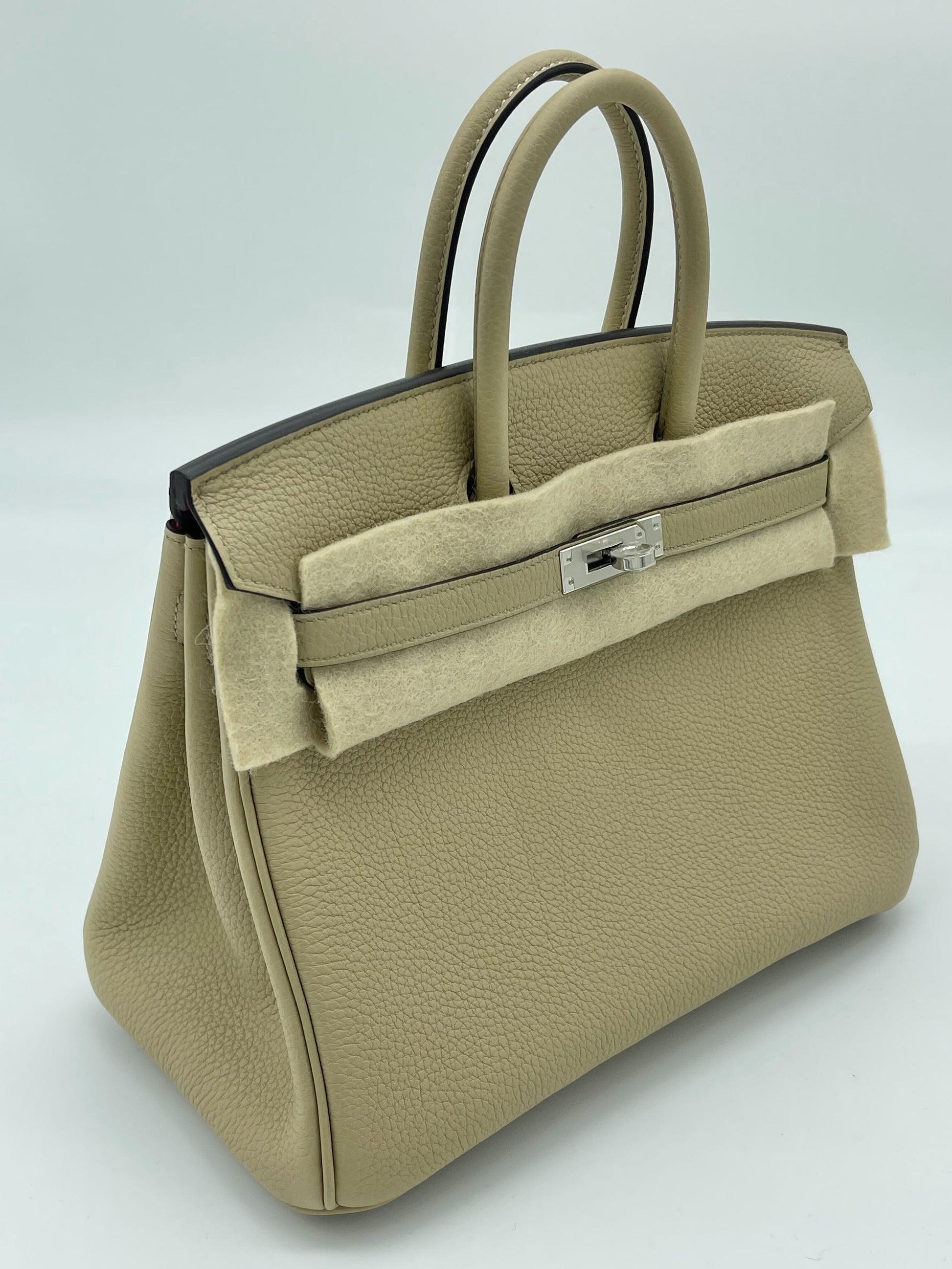 Gucci Hermes Birkin Togo Trench Bougainvillier Palladium Hardware Travel Bag