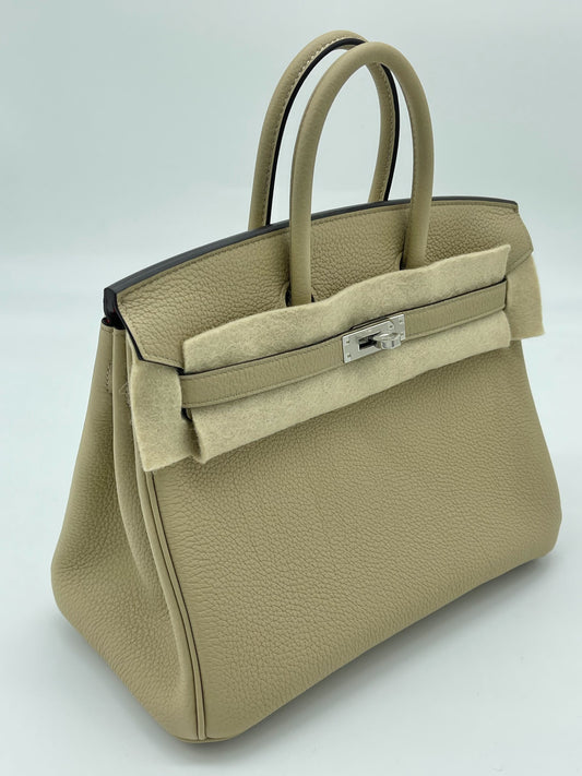 Gucci Hermes Birkin Togo Trench Bougainvillier Palladium Hardware Travel Bag