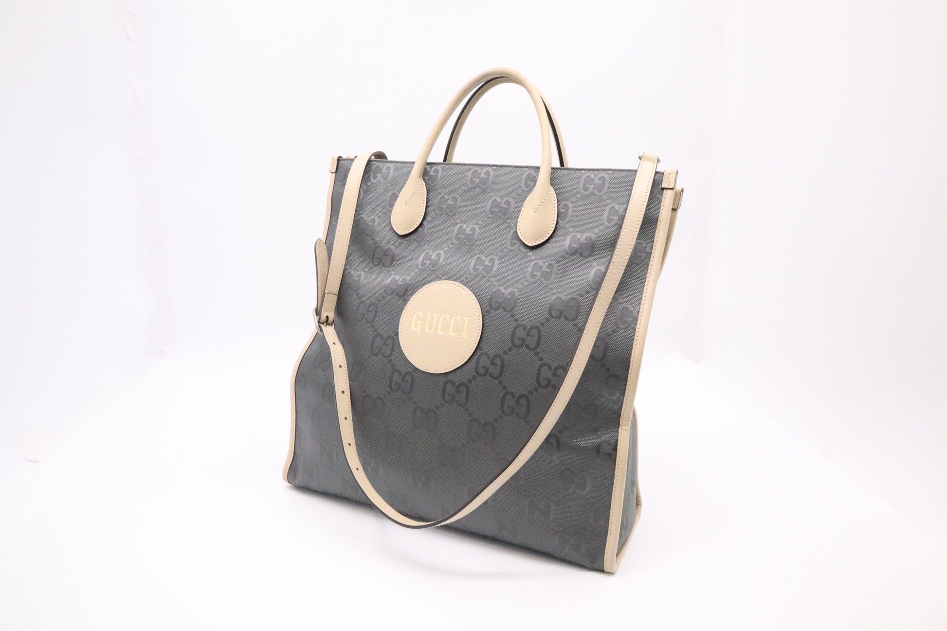 Gucci Off Grid Econyl Canvas Grey Tote Bag