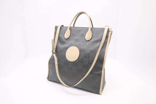 Gucci Off Grid Econyl Canvas Grey Tote Bag