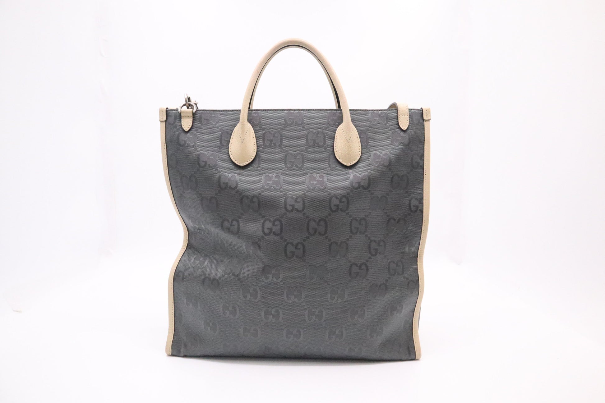 Gucci Off Grid Econyl Canvas Grey Tote Bag