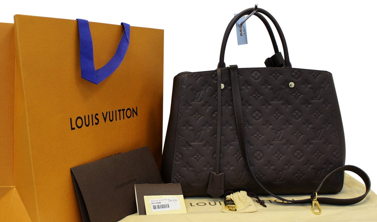 Louis Terre Empreinte Montaigne Gm Shoulder Bag Monogram