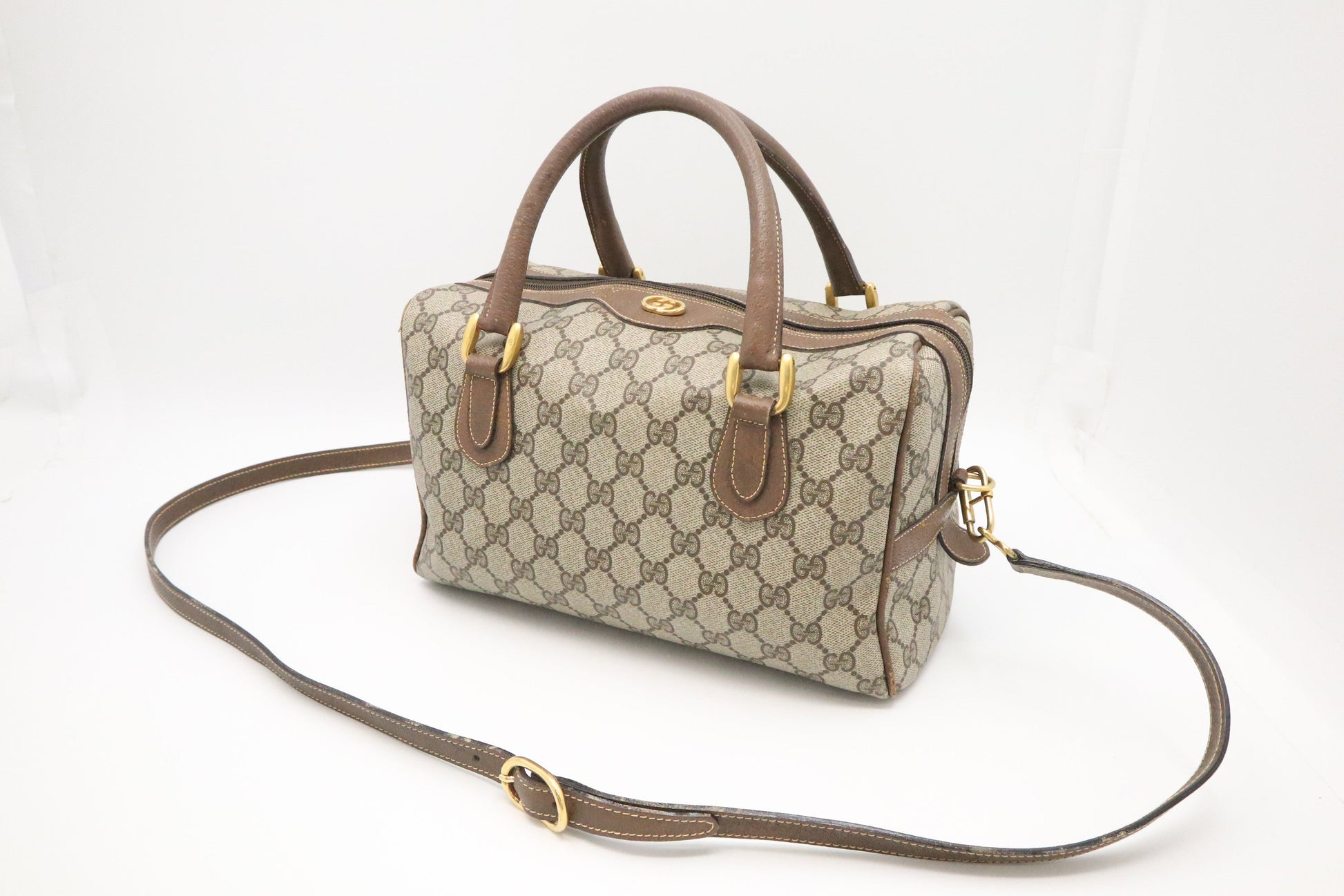 Gucci Boston GG Supreme Canvas Handbag Canvas 1